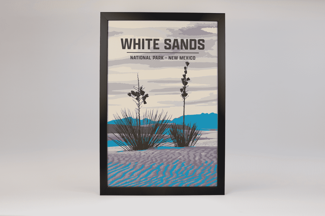 White Sands National Park Print | Vintage Style