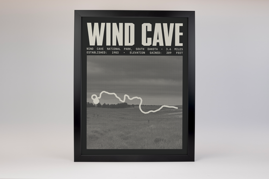 Wind Cave Canyon Trail Poster | Wind Cave National Park Prints