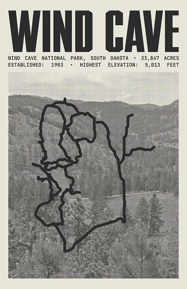Wind Cave National Park Poster