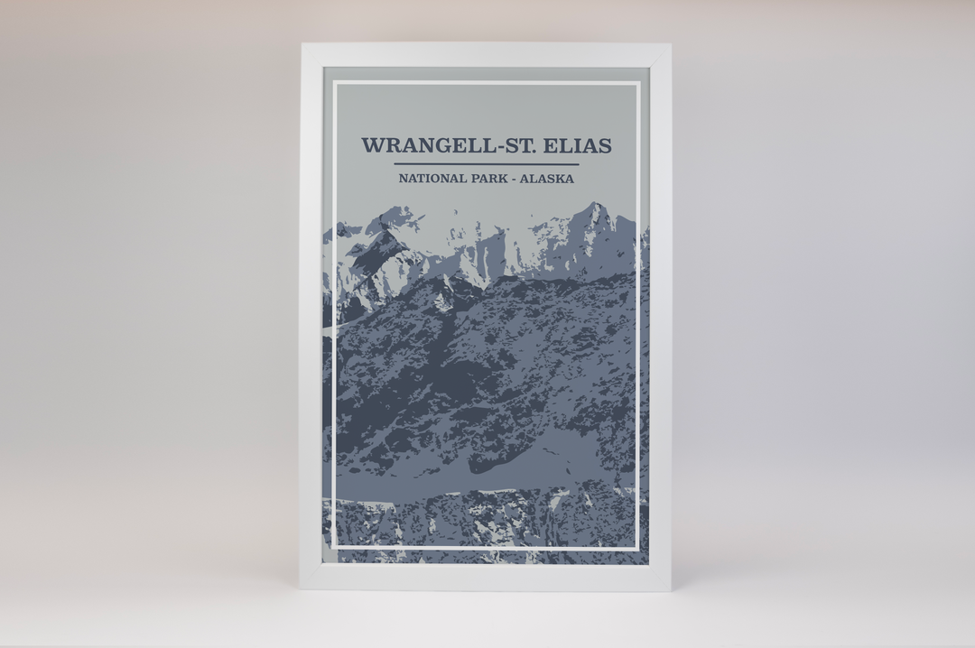 Wrangell-St. Elias National Park Print | Vintage Style