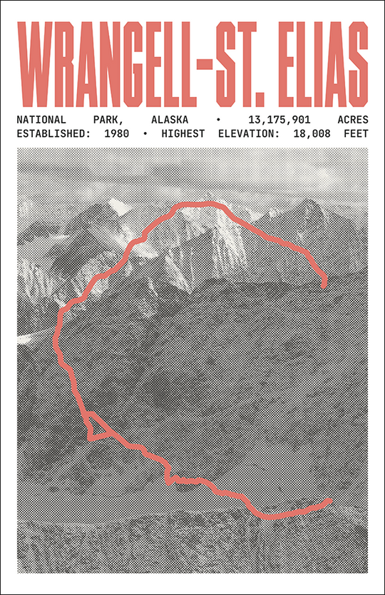 Wrangell-St. Elias National Park Poster