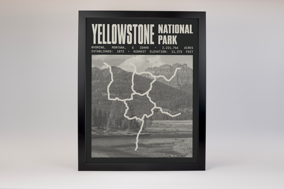 Yellowstone National Park Poster