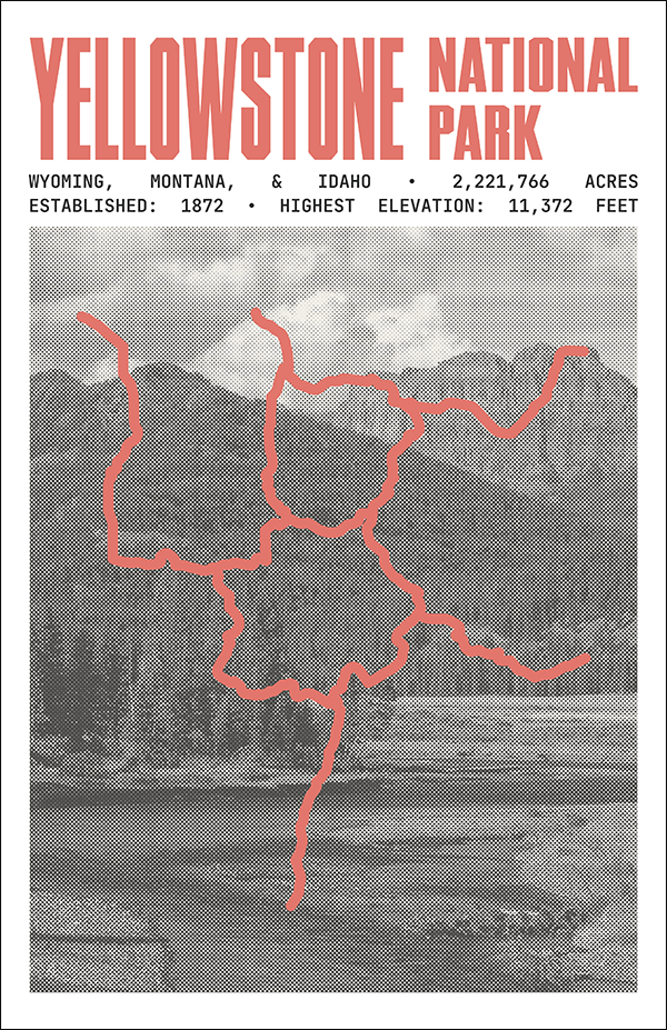 Yellowstone National Park Poster