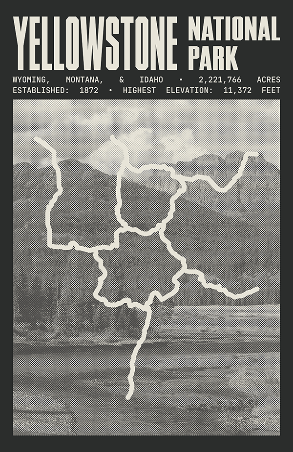 Yellowstone National Park Poster