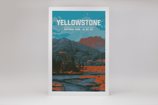 Yellowstone National Park Print | Vintage Style