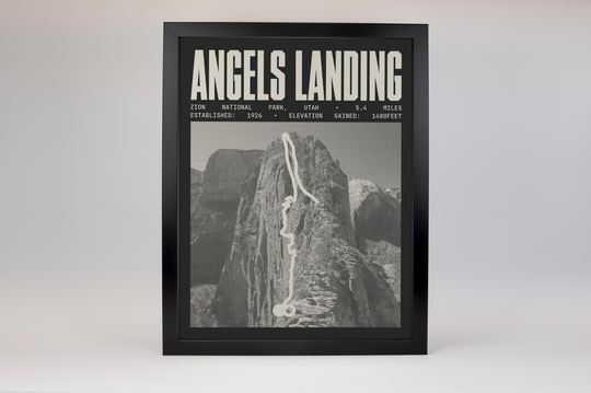 Angels Landing Poster | Zion National Park Prints