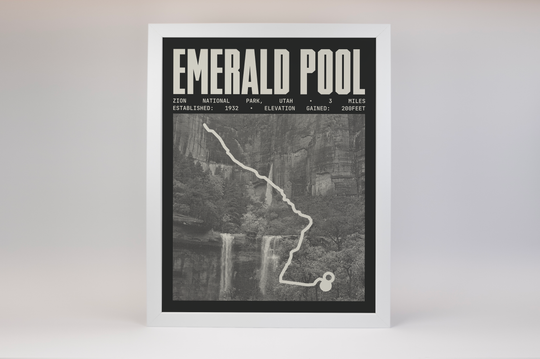 Emerald Pool Trail Poster | Zion National Park Prints