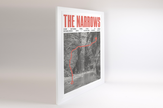 The Narrows Poster | Zion National Park Prints