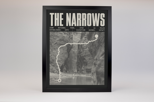 The Narrows Poster | Zion National Park Prints