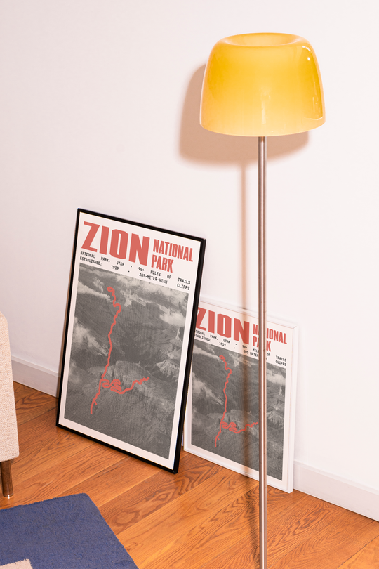 Zion National Park Poster
