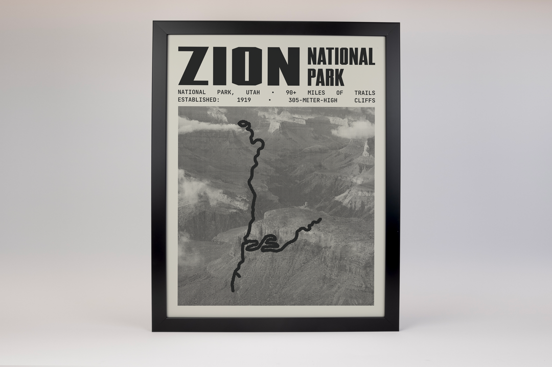 Zion National Park Poster