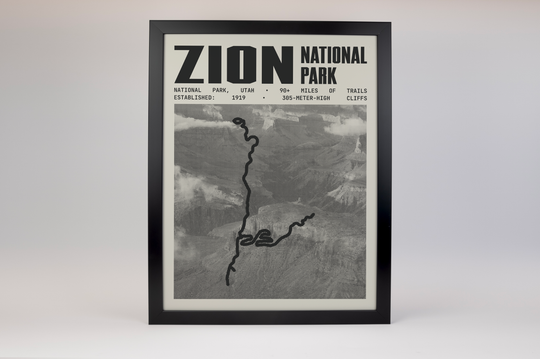 Zion National Park Poster