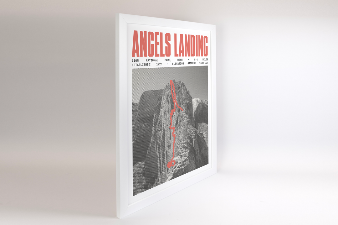 Angels Landing Poster | Zion National Park Prints