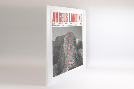Angels Landing Poster | Zion National Park Prints