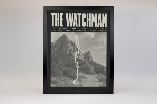 The Watchman Poster | Zion National Park Prints