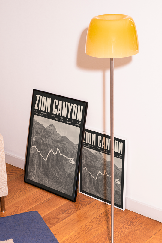Zion Canyon Overlook Trail Poster | Zion National Park Prints